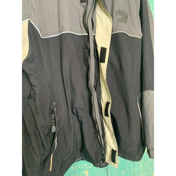 Destinations Coca Cola Olympics Men's Gray Black Jacket Size XL - Picture 4 of 12